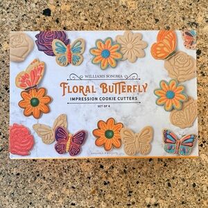 Williams Sonoma Floral Butterfly Cookie Cutter Set